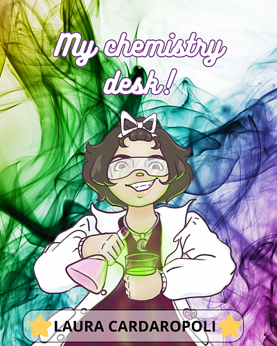 My chemistry desk, 2025, Laura Cardaropoli